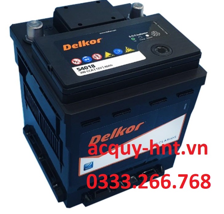 Ắc Quy Khởi Động Delkor DIN54018 (12V-40AH)