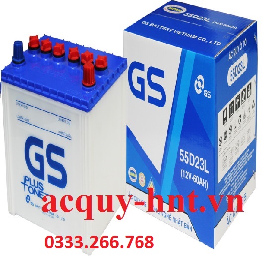 Ắc Quy Khởi Động GS MF 55D23L/R (12V-60AH)