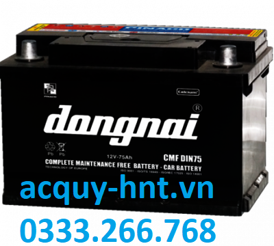 Ắc Quy Khởi Động Đồng Nai CMF DIN 75 (12V-75AH)