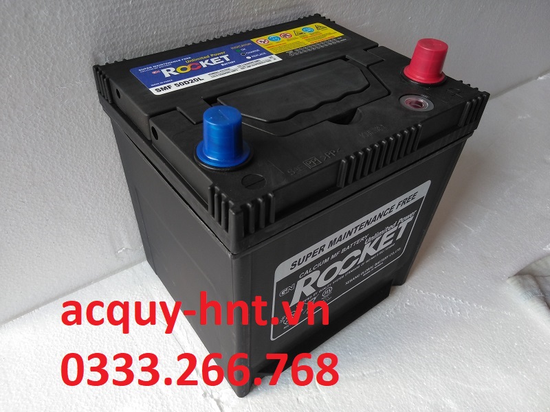 Ắc Quy Khởi Động Rocket SMF 50D20R (12V - 50AH)