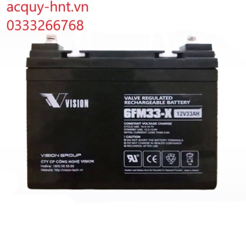 Ắc quy Vision 12V 33AH 6FM33-X