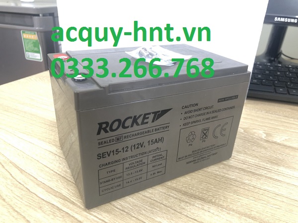 Ắc quy RocKet SEV15-12 (12V-15AH)