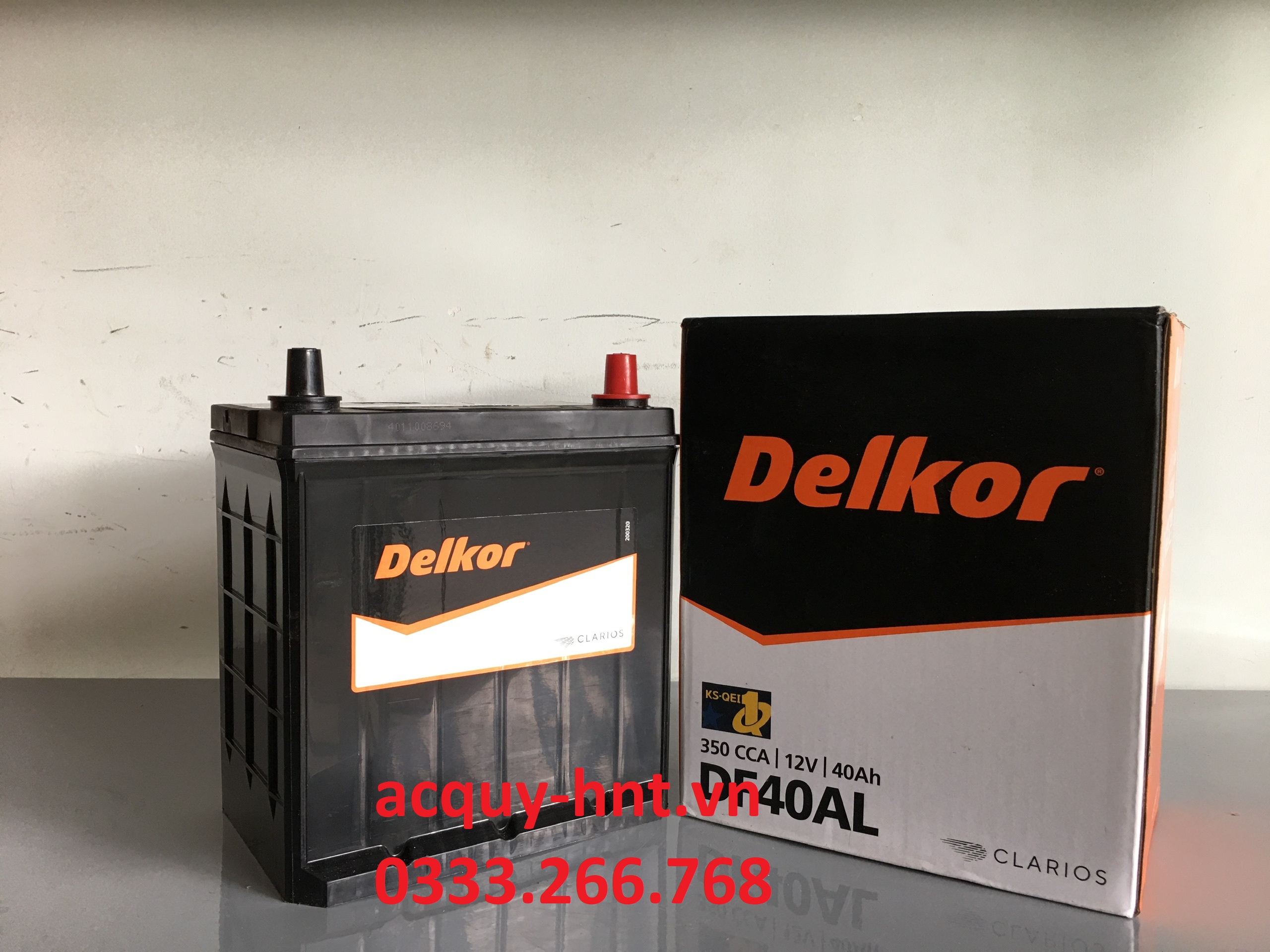 Ắc Quy Khởi Động Delkor DF40AL (12V-40AH)