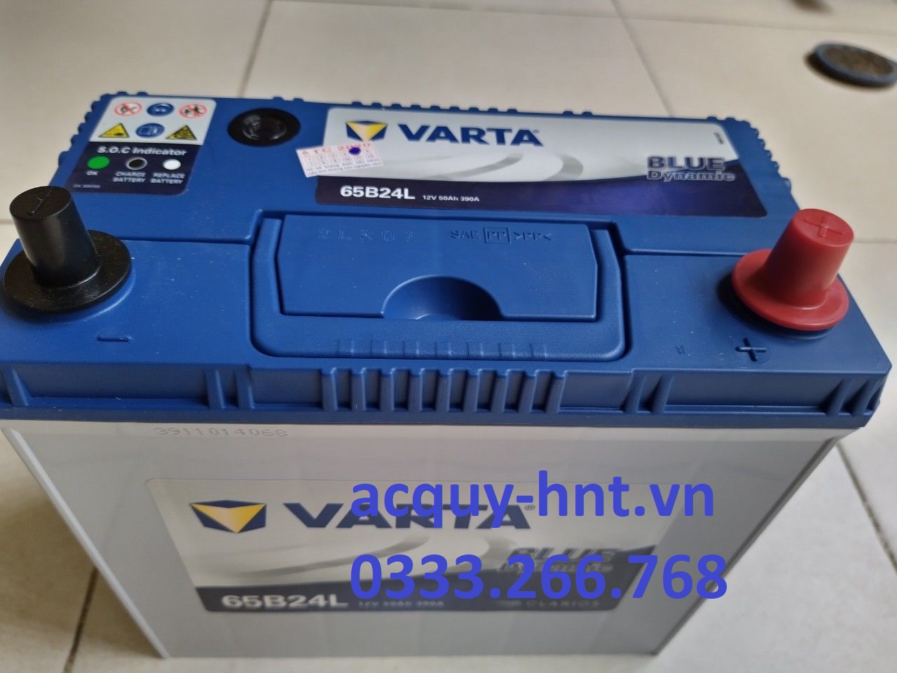 Ắc quy Varta 65B24L (12V-50Ah)